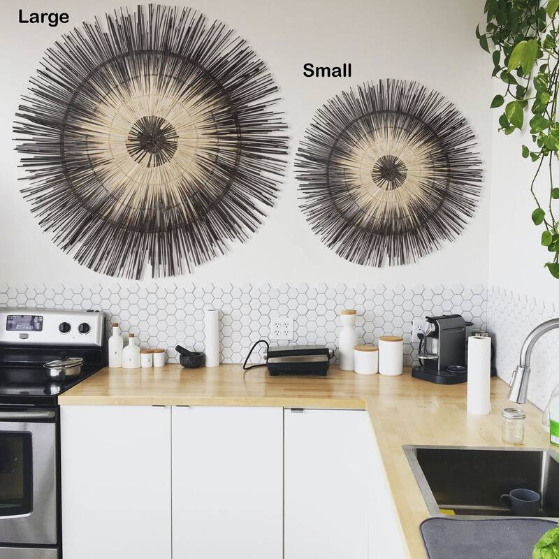 Global Crafts Medium 90cm Sun Circle Wall Decor - N/A