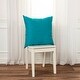 preview thumbnail 8 of 33, Rizzy Home Reversible Solid Color Outdoor Pillow - 22"x22"
