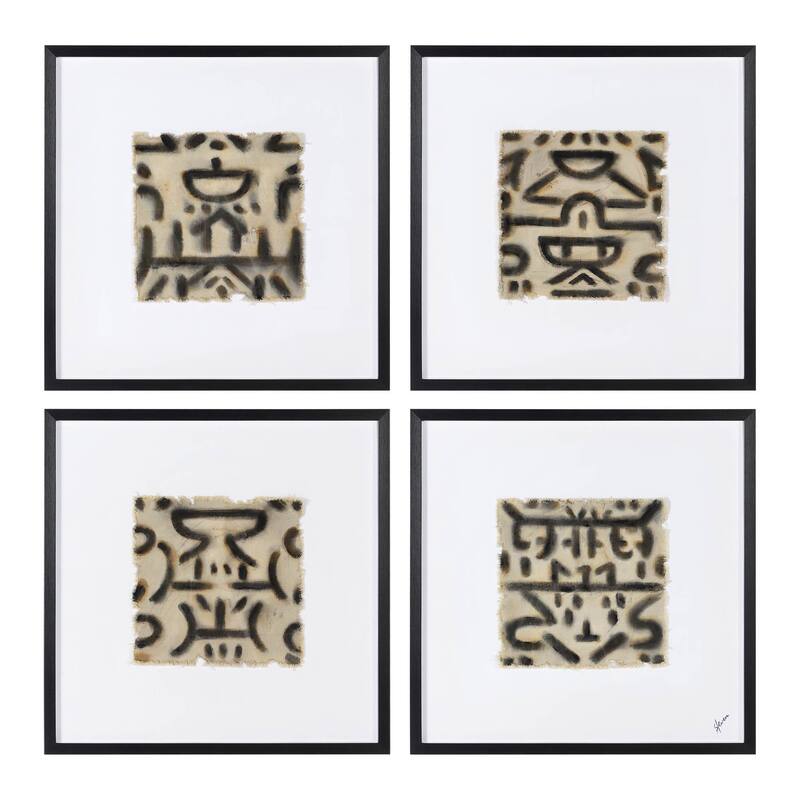 Renwil Ktir 24" Wide Wall Art, Off-white