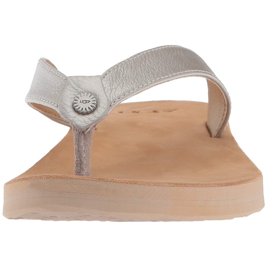 ugg tawney metallic flip flop
