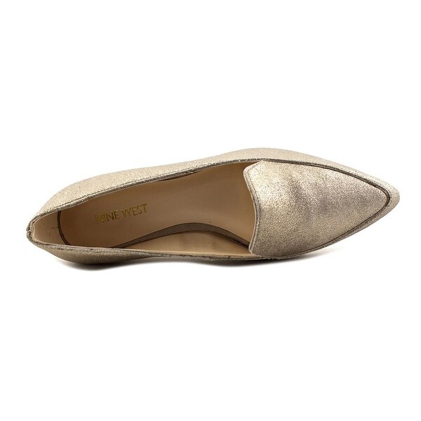 nine west metallic flats