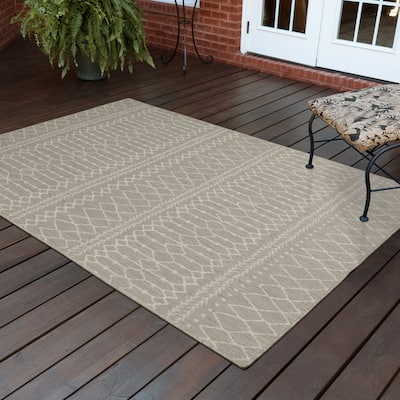 Vista Home Palmetto Primative Tribal Indoor/ Outdoor Area Rug