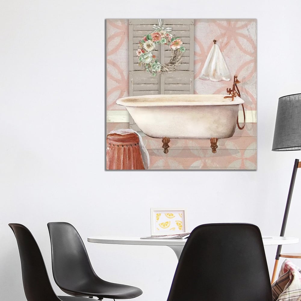 iCanvas "Blushing Bath II" by Carol Robinson Canvas Print