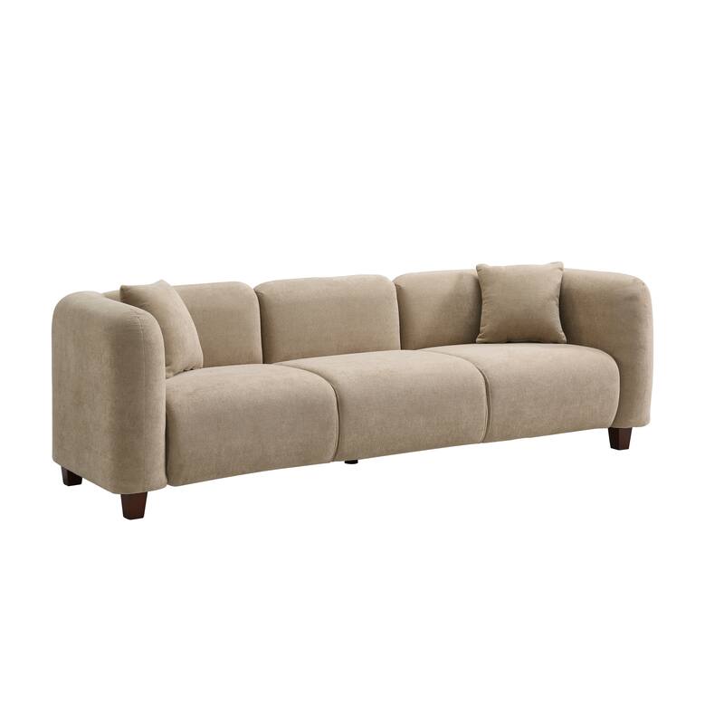 Christopher Knight Home - Silo Modern Upholstered 3-Seater Sofa