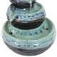 preview thumbnail 6 of 7, Sunnydaze 3-Tier Modern Textured Bowls Ceramic Indoor Tabletop Water Fountain - 7-Inch