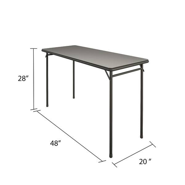 4 Ft. Vinyl Upholstered Steel Frame Folding Table Bed Bath & Beyond