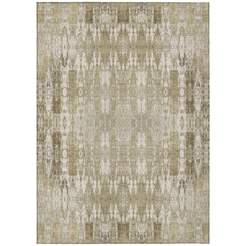 HomeRoots Moroccan Transitional Rectangle Outdoor Rug