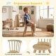 preview thumbnail 8 of 18, Gymax 3PCS Toddler Furniture w/Pine Wood Frame Curved Backrest Round