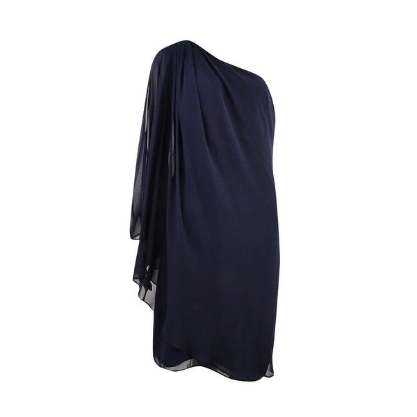 Lauren One Shoulder Chiffon Dress