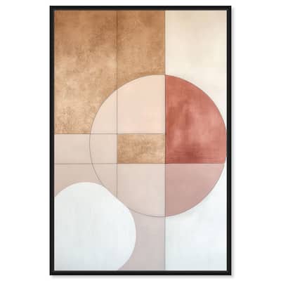 Modernist Circles II Canvas by Art Remedy