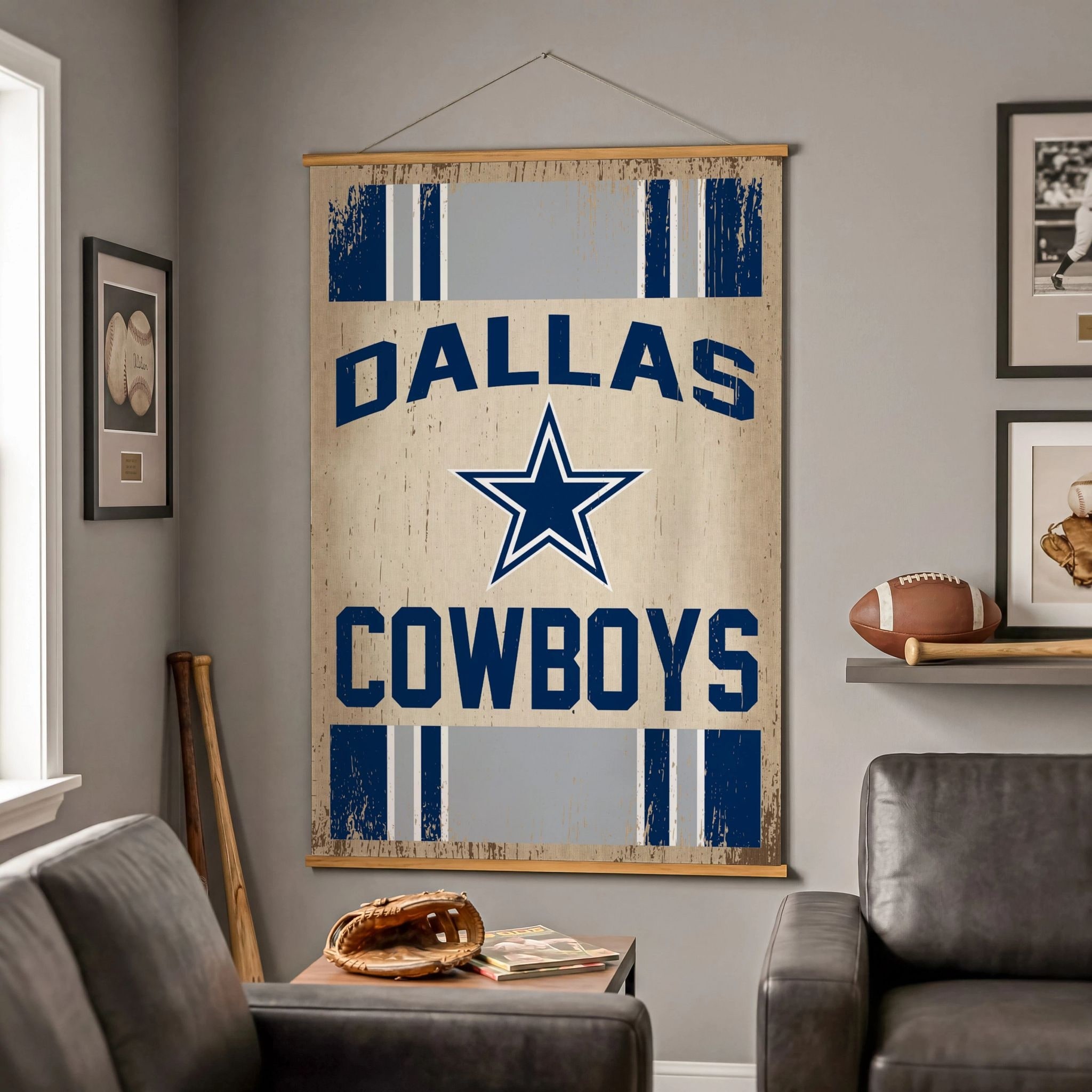 Dallas Cowboys Canvas Wall Tapestry