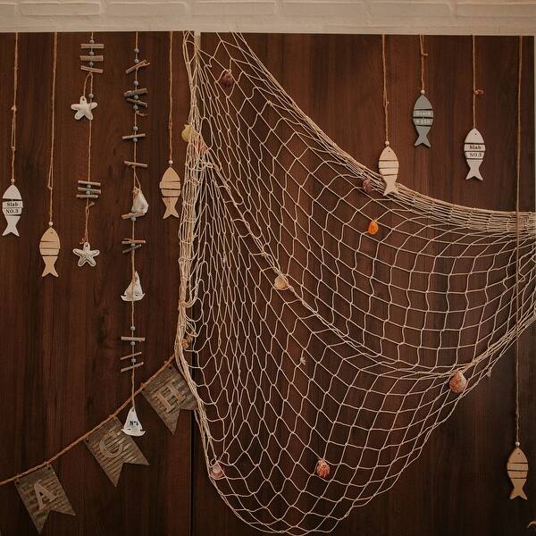 bass house decor fishing net Decorative 5x10 ft,YuanDe 2 Pack Large Black Picture Fish Net photography decoration 2 Pack Fish Net Decorations,