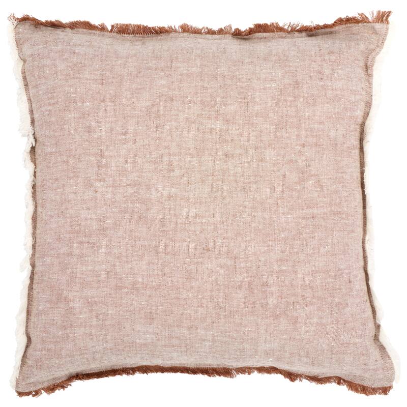 SAFAVIEH Home Theia 20-inch Blush/White Decorative Pillow