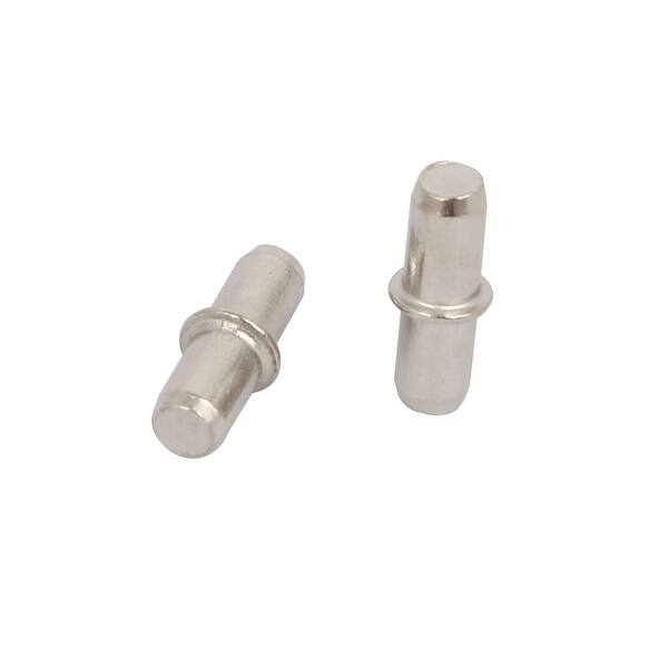 Wardrobe Shelf Support Pins Studs Pegs Silver Tone 5mmx17mm