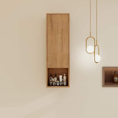 BNK 12"/24" Bathroom Side Cabinet with Soft Close Door and Shelf, Modern Side Cabinet