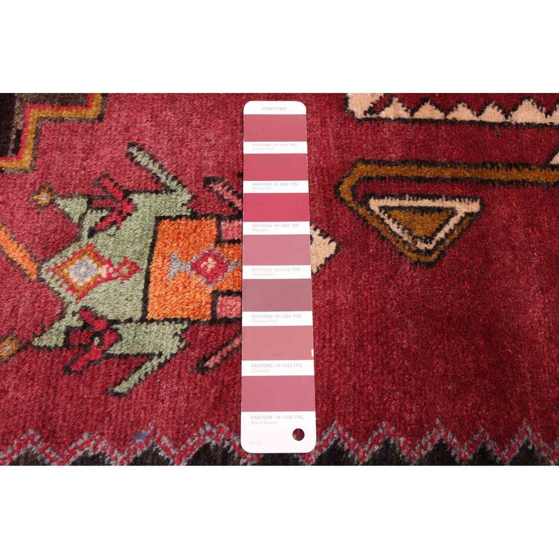 ECARPETGALLERY Hand-knotted Konya Anatolian Burgundy Wool Rug - 3'5 x 12'10