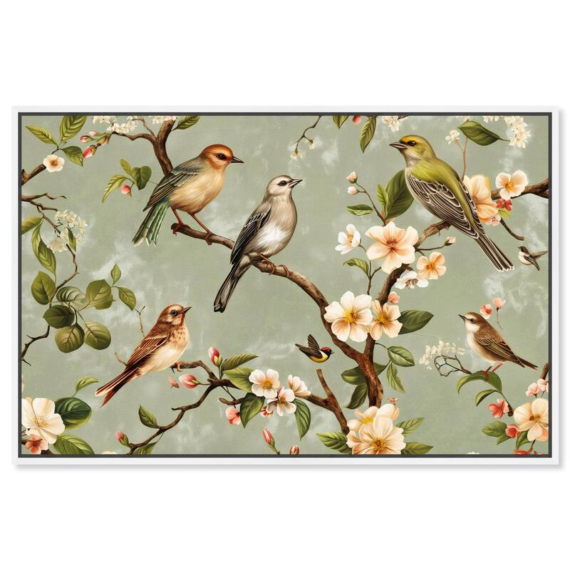 Branch's Embrace Canvas by Art Remedy - White - 24" x 16"