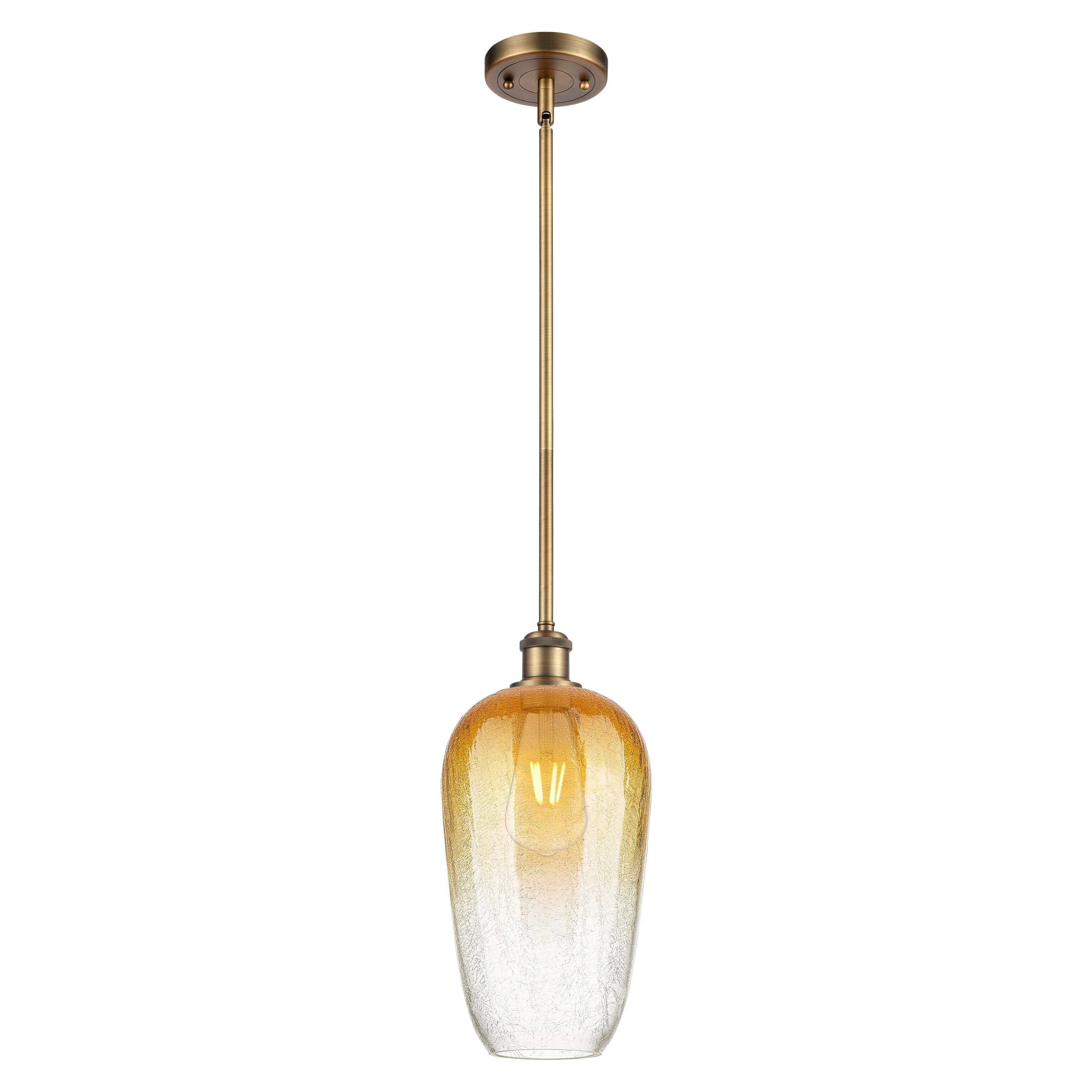 Innovations Lighting Endless Possibilities Ballston - Brookhaven Flute - 1 Light 7" Stem Hung Mini Pendant