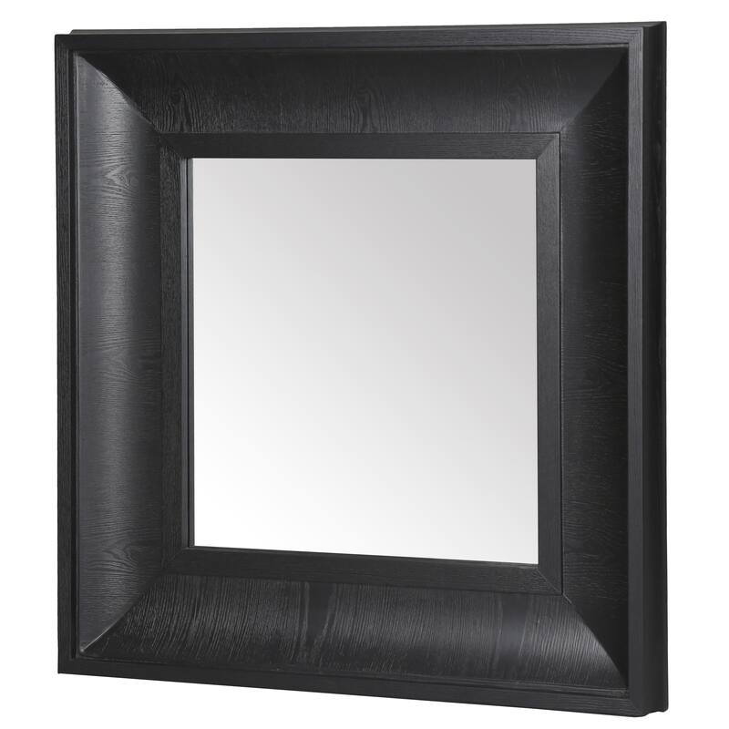SAFAVIEH Couture Kaya 42.5-inch Square Wood Mirror - 42.5"W x 3.1"D x 42.5"H