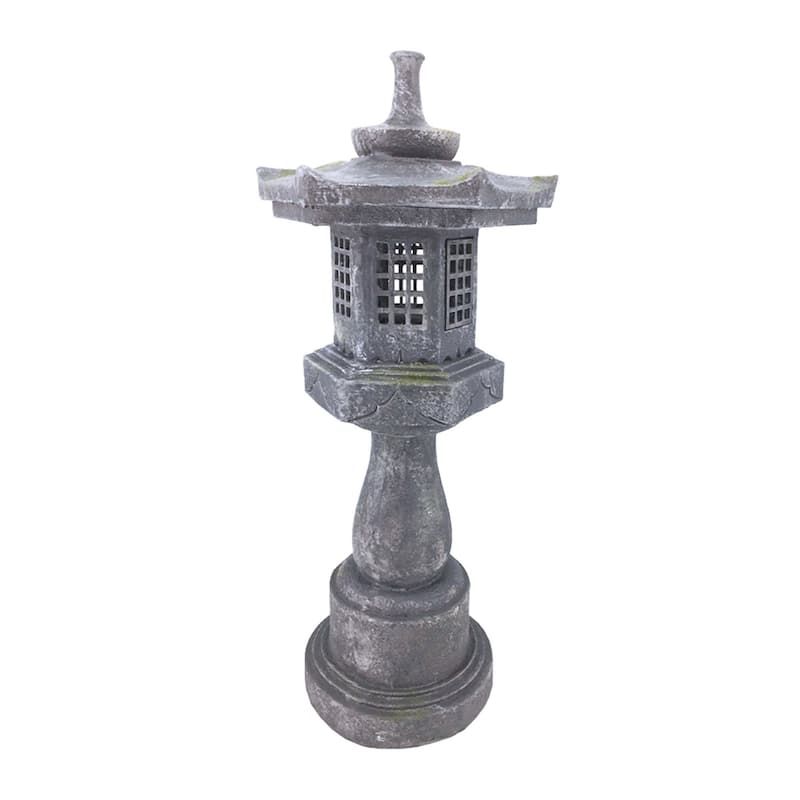 37.75" Pagoda Lantern with Magnetic Door
