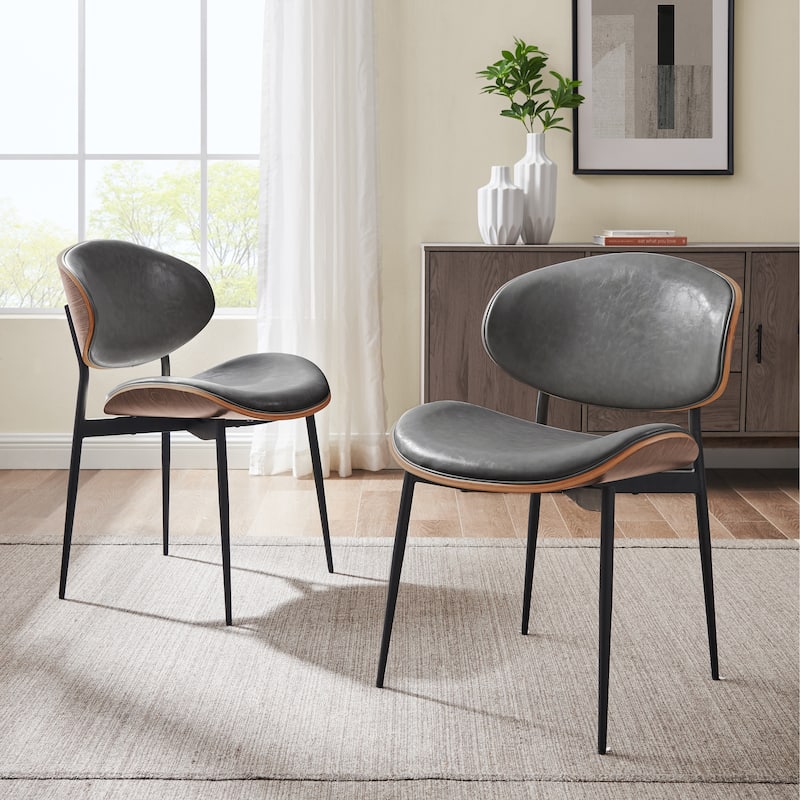 Art Leon Mid-century Modern Dining Chairs (Set of 2)