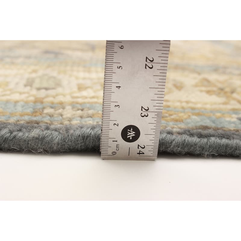 ECARPETGALLERY Hand-knotted Jules Serapi Navy Wool Rug - 5'0 x 8'1