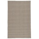 preview thumbnail 1 of 3, Merlin Handmade Indoor/ Outdoor Solid Area Rug 4' x 6' - Grey
