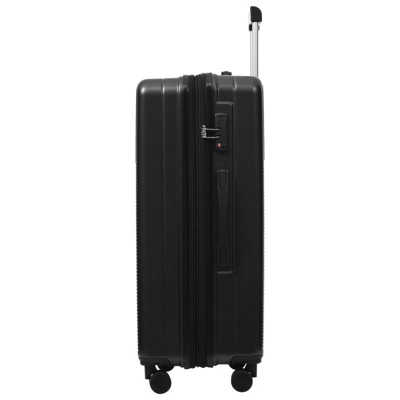 Luggage Sets 5 Piece with Half-opening, Hardside Carry On Suitcase Set with Double Spinner Wheel, with USB Port,TSA Locks