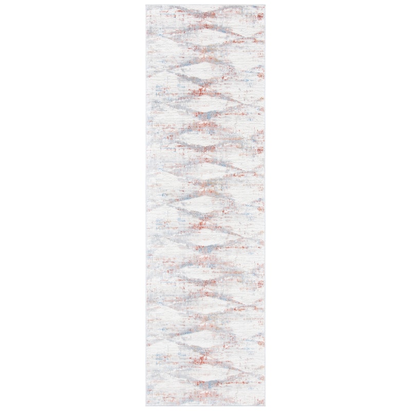 SAFAVIEH Amelia Argjentina Modern Diamond Distressed Rug