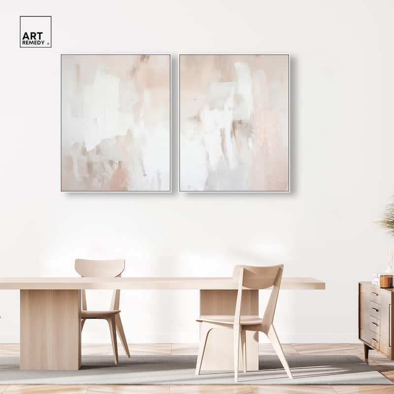 Opalescent Hues III Canvas Set of 2 by Art Remedy