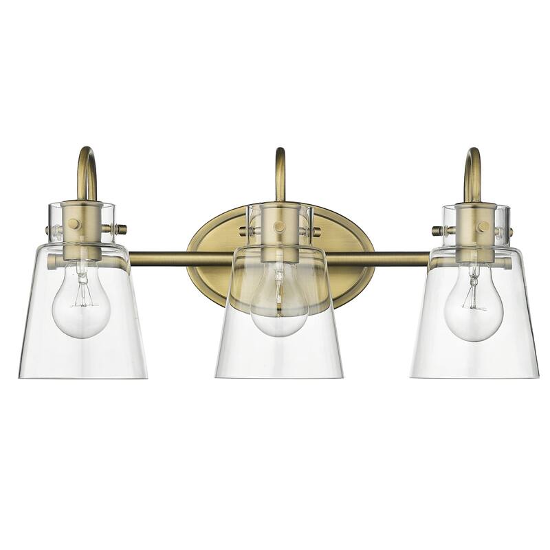Bristow Bath/ Vanity Fixture w/ Clear Glass