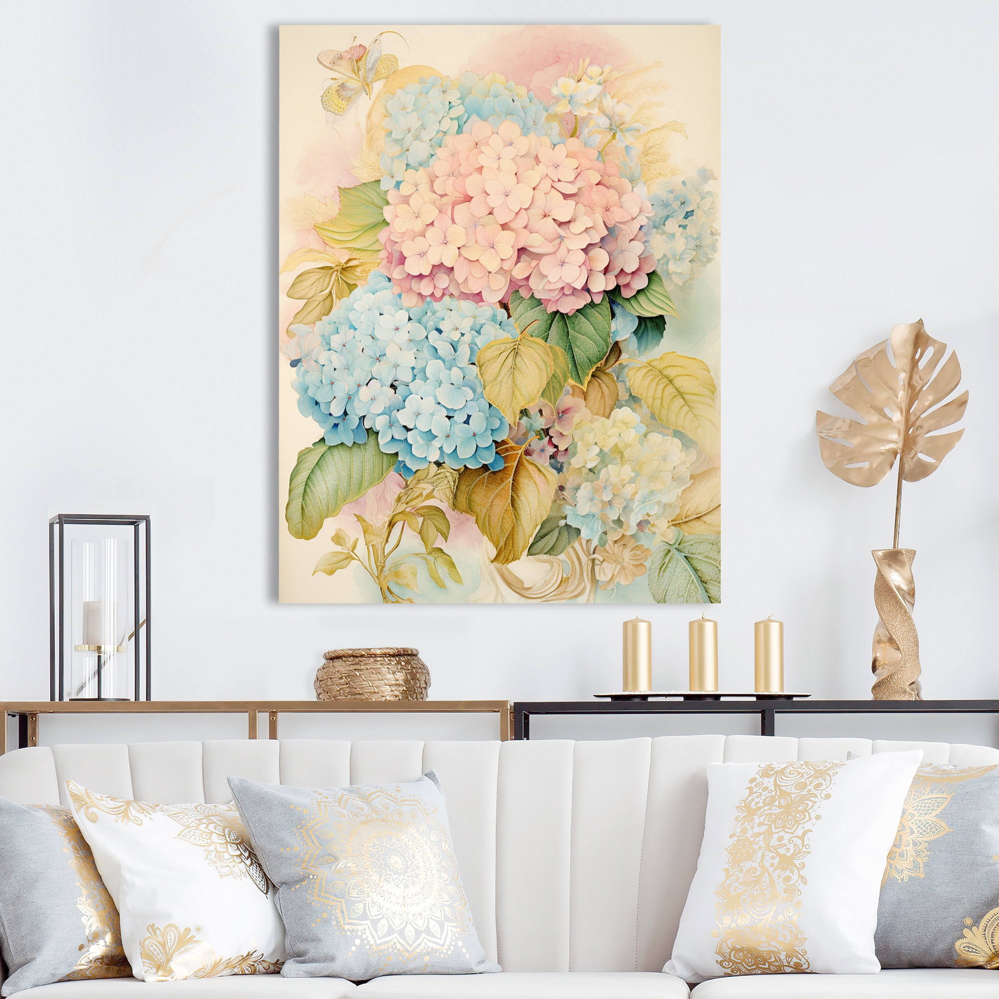 Hydrangea4936　0705 Amazon.com : Blue Pink to Purple Hydrangea Bush Plant Tree
