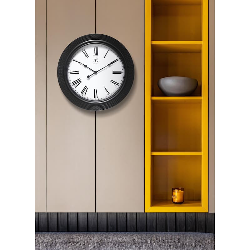 Roman Weave 16" Wall Clock - 16 in.