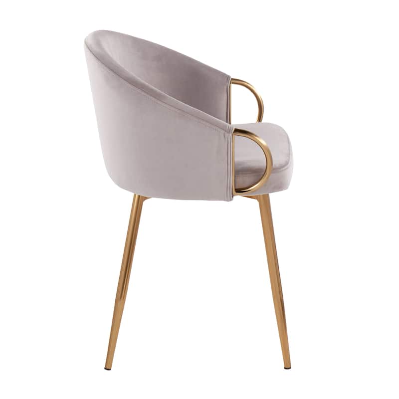 Silver Orchid Battista Upholstered Chair - Set of 2