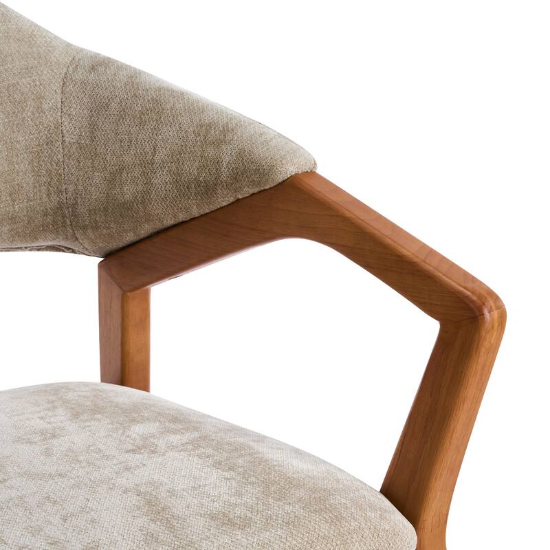 Christopher Knight Home - Avalon Modern Upholstered Dining Chair Set with Ergonomic Curved Backrest