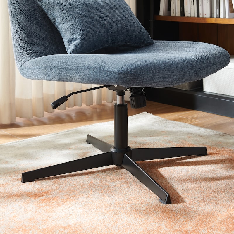 Art Leon Swivel and Adjustable Accent Chair with Ottoman