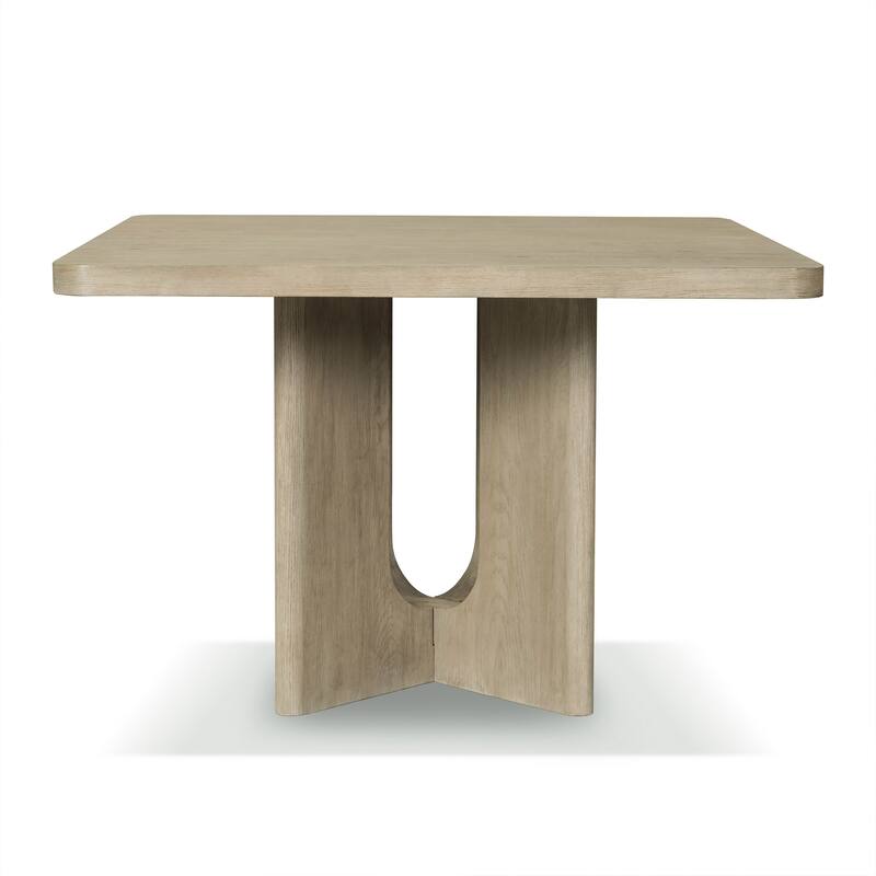 Furniture of America Piez Modern 5-Piece Solid Wood Counter Height Square Dining Set