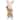 Plush Standing Boy Rabbit with Overalls Easter Figure - 15" - White and Tan