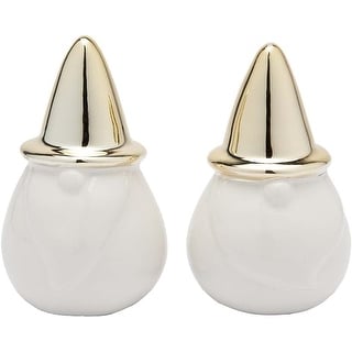 Ceramic Gnome Salt And Pepper Shaker Set - Cute Kitchen Decor, 3.34x2.40x2.16 Inches, Christmas Gift Idea - View #13