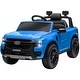preview thumbnail 8 of 6, Ford Ranger 12V Kids Ride-On Truck with Remote Control, LED Headlights, Toy Storage, Music & Spring Suspension - Blue