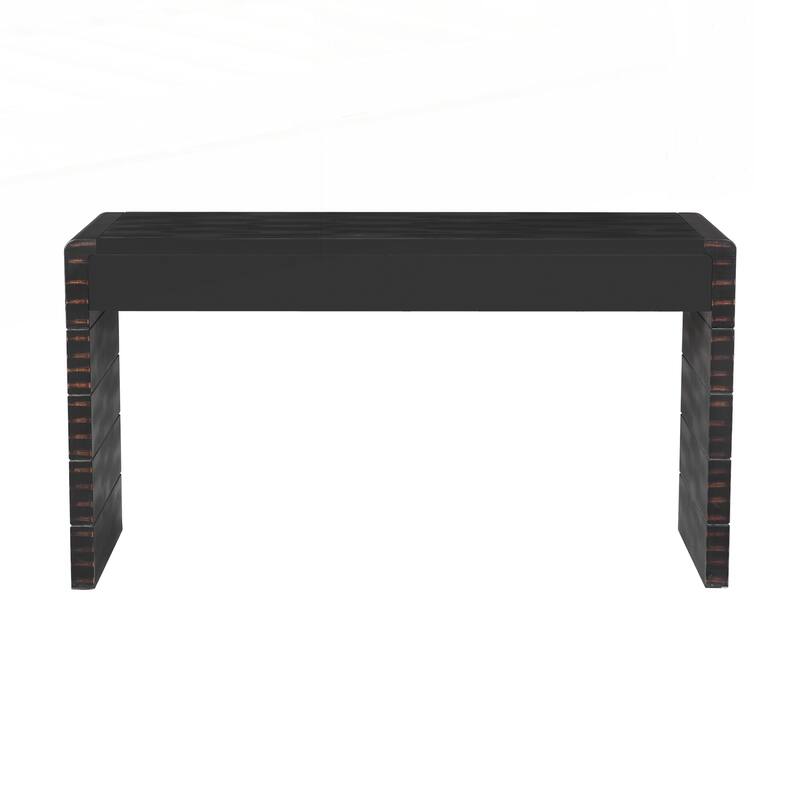 Curved Console Table with Storage
