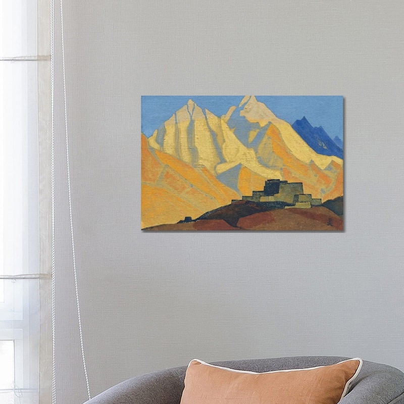 iCanvas "Sacred Himalayas, 1933" by Nicholas Roerich Canvas Print - 18x26x1.5