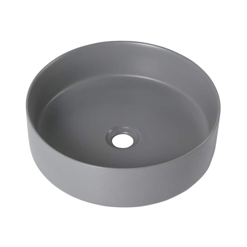Ceramic Circular Vessel Bathroom Sink Art Sink