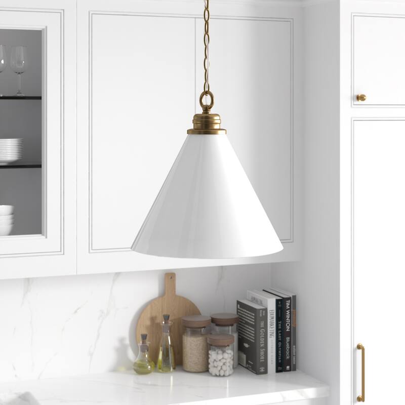 Canto 15.88" Wide Pendant with Glass Shade