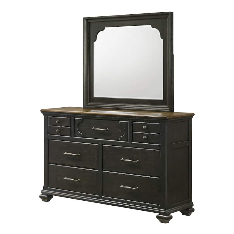 Josalina 5 Piece Brown Modern Contemporary Solid Wood And Veneers Fabric Storage Bedroom Set
