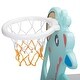 preview thumbnail 9 of 11, 5 In 1 Toddler Extra-Long Slide with 2 Basketball Hoops and Swing - N/A