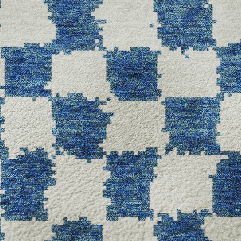 Premium Washable Super Soft Casual Checkered Mayfield Rug