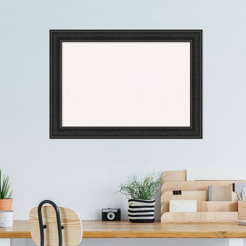 Shipwreck Narrow Framed White Corkboard Bulletin Board