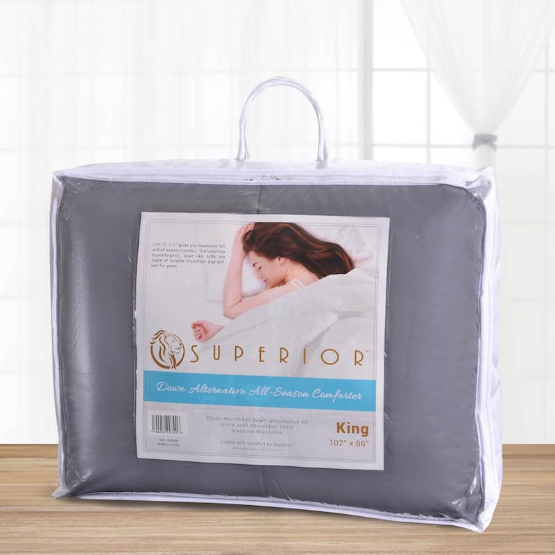 Superior Classic Comforter Reversible Down Alternative Bedding