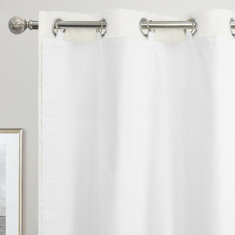 DriftAway Thermal Insulated 100% Blackout Curtain Liner for Grommet Curtains
